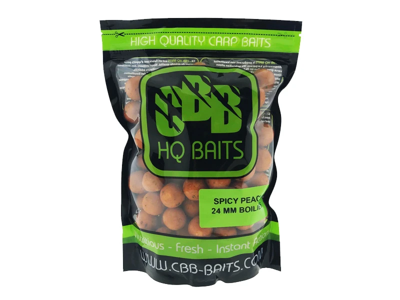 CBB HQ Baits Spicy Peach Boilie 1kg 3 CBB HQ Baits Spicy Peach Boilie 1kg