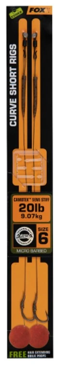 Fox Curve Short Rigs 2pcs 5 Fox Curve Short Rigs 2pcs - Afbeelding 3