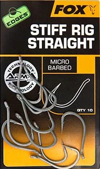 Fox Edges Stif Rig Straight Micro Barbed 10pcs