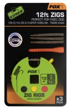 Fox Edges Zig Rigs 3pcs