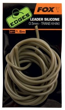 Fox Edges Leader Silicone 0,5mm Trans Khaki 1,5m