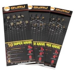 Guru Super MWG Ready Rigs 4'' Bait Band 8pcs