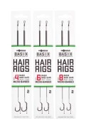 Korda Basix Hair Rigs Wide Gape Micro Barbed 2pcs