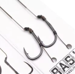 Korda Basix Hair Rigs Wide Gape Micro Barbed 2pcs -Fox Winkel Korda Basix Hair Rigs Wie Gape KBX014 3