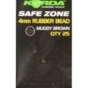 Korda Rubber Bead 5mm Muddy Brown 25pcs