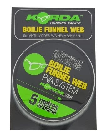 Korda Boilie Funnel Web Hexmesh Refilll 5m 3 Korda Boilie Funnel Web Hexmesh Refilll 5m
