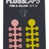 Korda Floss Caps Pink &amp; Yellow -Fox Winkel Korda Floss Caps Pink Yellow