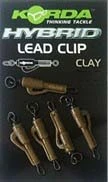 Korda Hybrid Lead Clip Clay 8pcs
