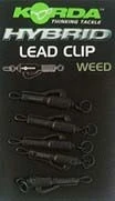 Korda Hybrid Lead Clip Weed 8pcs