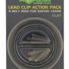 Korda Lead Clip Action Pack Clay -Fox Winkel Korda Leadclip Action Pack Clay