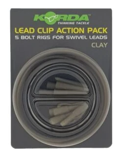 Korda Lead Clip Action Pack Clay