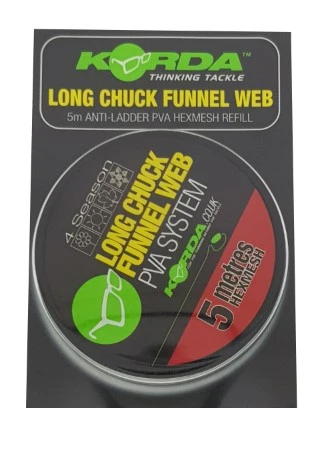 Korda Long Chuck Funnel Web Hexmesh Refill 20m 3 Korda Long Chuck Funnel Web Hexmesh Refill 20m