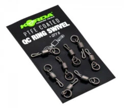 Korda PTFE QC Ring Swivel 8pcs