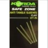 Korda SZ Anti Tangle Sleeve Clay 25pcs -Fox Winkel Korda SZ AntiTangle Sleeves clay