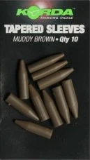 Korda Tapered Sleeves Muddy Brown 10pcs