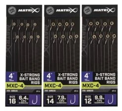 Matrix Bait Band Rig MXC-4 X-Strong 10cm 8pcs