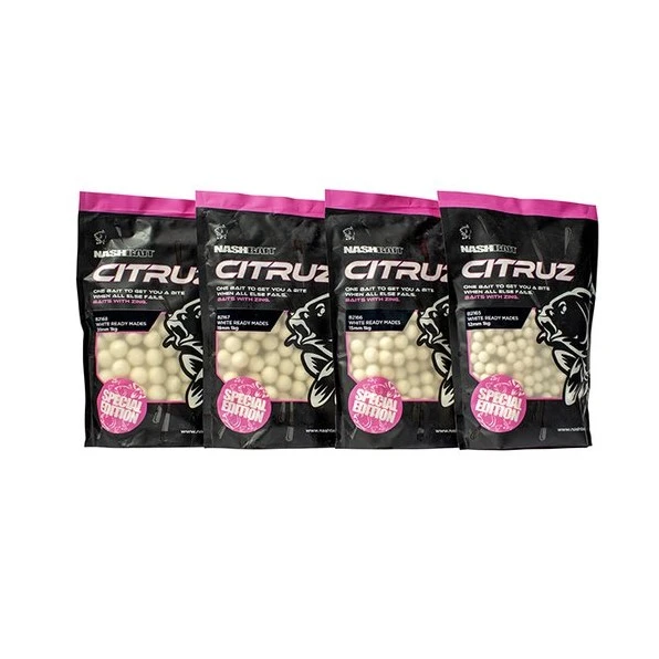Nash Citruz Bottom Baits White 15mm 1kg 3 Nash Citruz Bottom Baits White 15mm 1kg