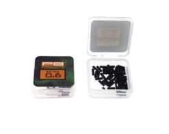 PB Double Barrel Crimps Dull Black 50pcs -Fox Winkel PB Double Barrel Crimps Dull Black 50pcs 27200 2