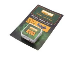 PB Double Barrel Crimps Dull Black 50pcs -Fox Winkel PB Double Barrel Crimps Dull Black 50pcs 27202 1