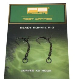PB Ready Ronnie Rig Curved KD Hook 2pcs